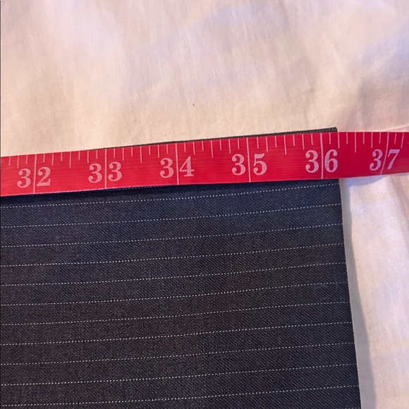 J. Crew Hutton wide leg Charcoal Pinstripe Trousers- 6T - Picture 10 of 10